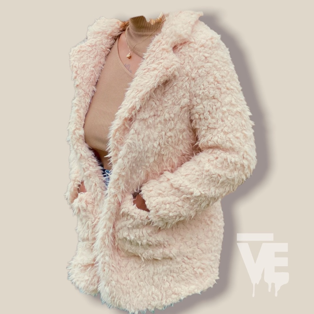 Baby Pink Fur Coat ✨Brand New Retail✨